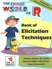 Cover of: The Entire World of R Book of Elicitation Techniques by Daymon Gilbert and Jim Ristuccia Christine Ristuccia
