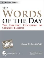 Cover of: The Words of the Day