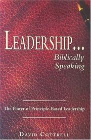 Cover of: Leadership by David Cottrell