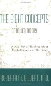 Cover of: The Eight Concepts of Bowen Theory