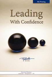 Cover of: Leading With Confidence