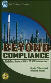 Beyond compliance by Nicholas P. Cheremisinoff, Motasem B. Haddadin