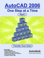 Cover of: Autocad 2006: One Step at a Time - Part I