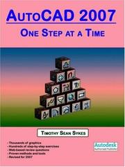 Cover of: AutoCAD 2007: One Step at a Time