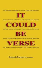 Cover of: It Could Be Verse