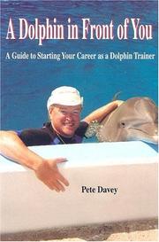 Cover of: A Dolphin in Front of You by Pete Davey