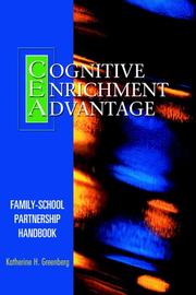 Cover of: The Cognitive Enrichment Advantage Family-school Partnership Handbook
