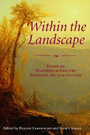 Cover of: Within the landscape: essays on nineteenth-century American art and culture