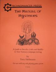 Cover of: The Manual of Mysteries: A Guide to Puzzles, Codes, and Riddles in Your Fantasy Campaign Setting