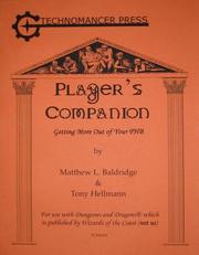 Cover of: Player's Companion by Matthew L. Baldridge, Tony Hellmann