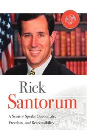 Cover of: Rick Santorum