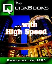 Cover of: Using QuickBooks with High Speed 2007 by Emmanuel Ike