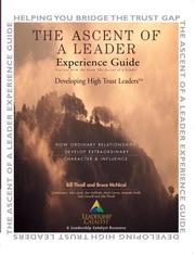 Cover of: The Ascent of a Leader Experience Guide
