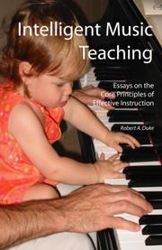 Cover of: Intelligent Music Teaching by Robert A. Duke