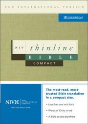 Cover of NIV Compact Thinline Bible by zondervan publishing company