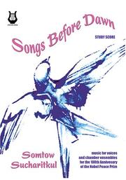 Cover of: Songs Before Dawn (Study Score)