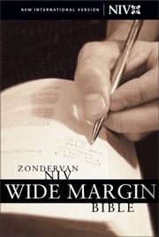 Cover of: Zondervan NIV Wide Margin Bible | 