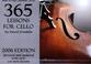 Cover of: 2006 Note-a-Day Calendar for Cello