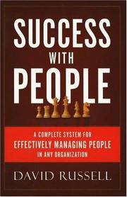 Cover of: Success with People: A Complete System for Effectively Managing People in Any Organization