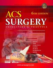 Cover of: ACS Surgery: Principles & Practice, 6th Edition