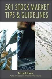 Cover of: 501 Stock Market Tips & Guidelines by Arshad Khan