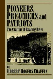 Cover of: Pioneers, Patriots and Preachers.