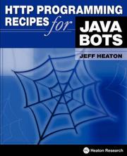 Cover of: HTTP Programming Recipes for Java Bots