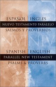 Cover of: Spanish/English Parallel New Testament Psalms/Proverbs by Zondervan Publishing Company