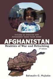 Cover of: Afghanistan by Bahaudin, Ghulam Mujtaba, Sayed, Tayeb Jawad