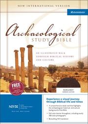 Cover of: Archaeological Study Bible : An Illustrated Walk Through Biblical History and Culture (Burgundy)