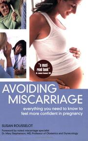 Cover of: Avoiding Miscarriage | Susan Rousselot