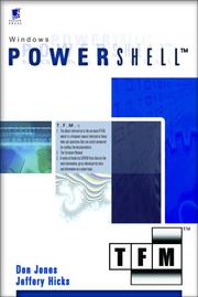 Cover of Windows PowerShell