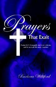 Cover of: Prayers That Exalt by Barbara Williford, Sos Graphics & Designs