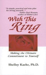 Cover of: With This Ring: Making the Ultimate Commitment to Yourself