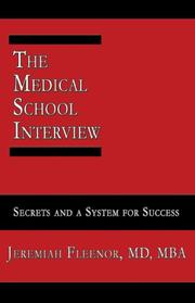 Cover of: The Medical School Interview by Jeremiah Fleenor