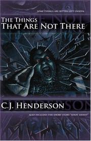 Cover of: The Things That Are Not There