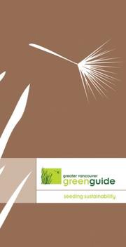 Greater Vancouver Greenguide by Design Centre for Sustainability