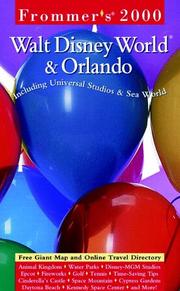 Cover of: Frommer's 2000 Walt Disney World & Orlando (Frommer's Walt Disney World and Orlando 2000) by Arthur Frommer, Mary Meehan
