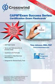 Cover of: CAPM Exam Success Series by Tony Johnson