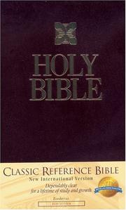 Cover of: NIV Classic Reference Bible by Zondervan Publishing Company