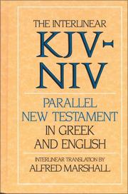 Cover of: Interlinear KJV-NIV Parallel New Testament in Greek and English
