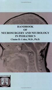 Cover of: Handbook of Neurosurgery and Neurology in Pediatrics | Chaim B. Colen