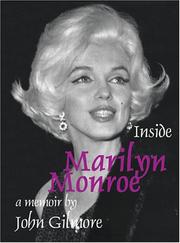 Cover of: Inside Marilyn Monroe by John Gilmore