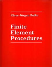 Cover of: Finite Element Procedures by Klaus-JÃÂ¼rgen Bathe