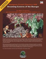 Cover of: Dreaming Caverns of the Duergar: An Adventure for Character Levels 1-3