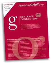 Sentence Correction Gmat Preparation Guide Manhattan Gmat