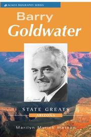 Cover of: Barry Goldwater (Acacia Biographies)