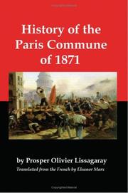 Cover of: History of the Paris Commune of 1871