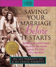 Cover of: Saving Your Marriage Before It Starts