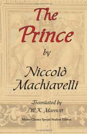 Cover of: The Prince (Special Student Edition) by Niccolò Machiavelli